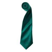 Premier Workwear Pánská saténová kravata PR750 Bottle -ca. Pantone 560