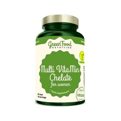 GreenFood Nutrition Multi VitaMin Chelate pro ženy 60 kapslí