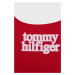 Dětské plavky Tommy Hilfiger červená barva