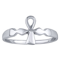 Silvego Otevřený stříbrný prsten na nohu Life PRM12181R