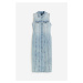 H & M - Džínové propínací šaty - modrá