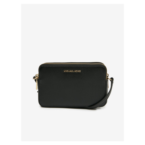 Černá dámská kožená crossbody kabelka Michael Kors Camera Xbody - Dámské