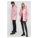 Bunda Rains 15370 Puffer W Jacket růžová barva, zimní