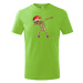 Dětské triko Kostlivec dab dance - vtipné vánoční triko
