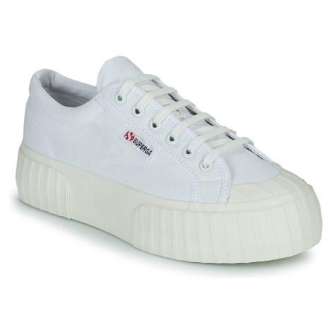 Superga 2631 STRIPE PLATEFORM Bílá