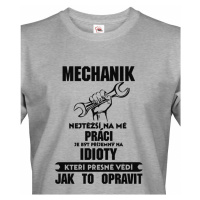 Pánské tričko pro mechaniky - ideální dárek nejen k narozeninám