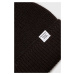 Čepice Norse Projects Wool Cotton Rib Beanie hnědá barva, N95.0840.2022