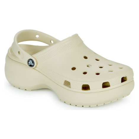 Crocs CLASSIC PLATFORM CLOG W Béžová