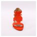 Blancheporte Perforované sandály se splétaným páskem červená