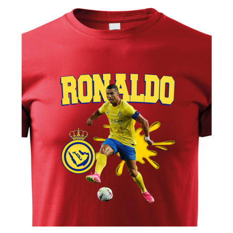 Dětské tričko s potiskem  Cristiano Ronaldo - Al Nassr -  dětské tričko pro milovníky fotbalu BezvaTriko