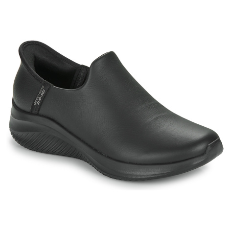 Skechers HAND FREE SLIP-INS ULTRA FLEX 3.0 LEATHER Černá