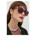 Sluneční brýle Balenciaga dámské, fialová barva