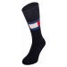 Tommy Hilfiger JEANS FLAG 1P Pánské ponožky, černá, velikost