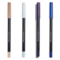 Makeup Revolution Set of 4 Supreme Pigment Gel Eyeliners - Nude Ivory/ Wh