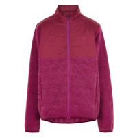 COLOR KIDS-Fleece jacket w/Solid Effect -Beet Red Růžová
