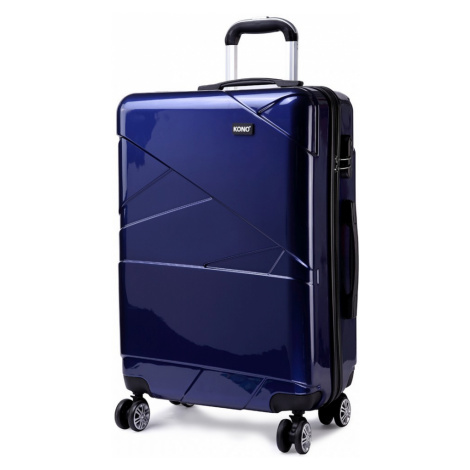 Modrý cestovní kvalitní prostorný střední kufr Zion Lulu Bags