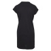 Ladies Turtle Extended Shoulder Dress - black