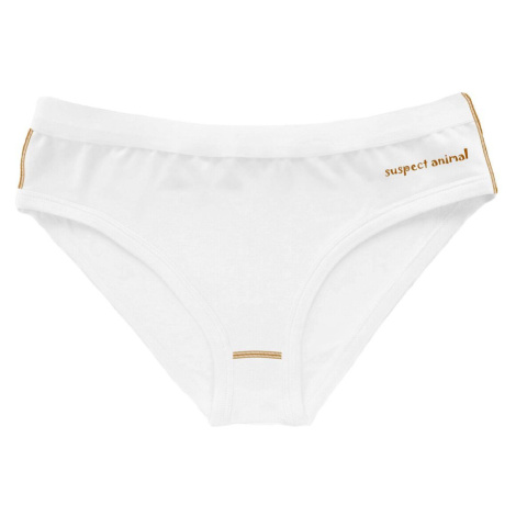 Dětské funkční kalhotky Basic VIKING bílá Bamboo Ultra - Hnědá Suspect animal