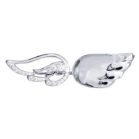 Preciosa Stříbrný otevřený prsten s krystalem Crystal Wings 6066 00