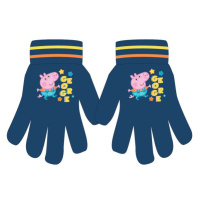 Prasátko Pepa - licence Chlapecké rukavice - Prasátko Peppa 5242912, tmavě modrá Barva: Modrá tm