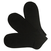 Kvalitní kotníkové ponožky bavlna IM10C - 3 páry černá