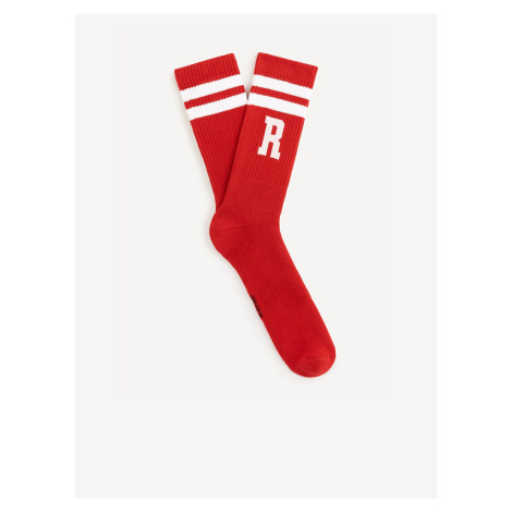 Červené pánské ponožky Celio
