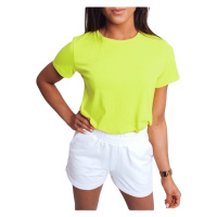 D Street Dámské tričko s krátkým rukávem Mayla II světle zelená Zelená