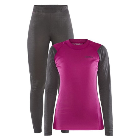 Craft Core Warm Baselayer W 1909708-486985 - pink wine