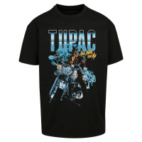 Oversize tričko Tupac All Eyez On Me Anniversary černé