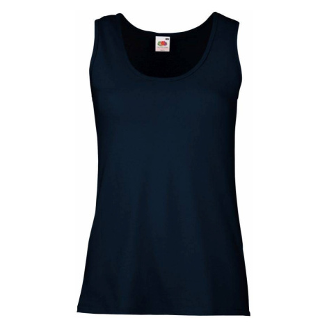 Valueweight Vest Fruit of the Loom Navy Women's T-shirt