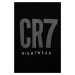Dětské bavlněné pyžamo CR7 Cristiano Ronaldo černá barva, s potiskem