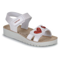 Geox J SANDAL COSTAREI GI Bílá