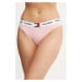 Tanga Tommy Hilfiger růžová barva, UW0UW05616