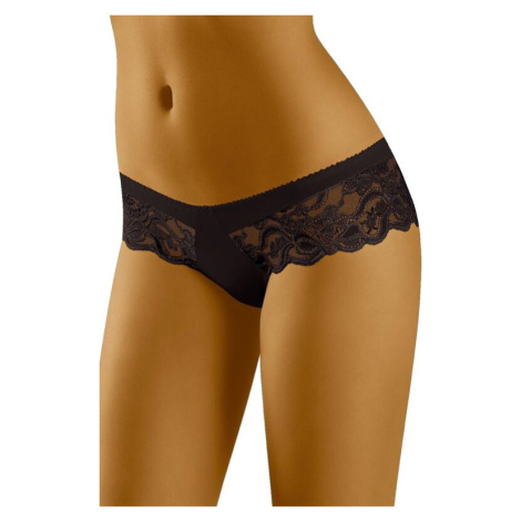 Bokové kalhotky s krajkou Emma černé Wolbar