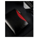 Trendová pánská kožená peněženka Dero, černá/červená