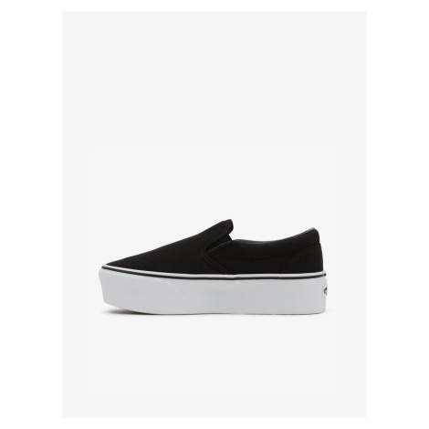 Černé dámské slip on tenisky na platformě VANS UA Classic Slip On S - Dámské