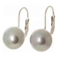 Dámské stříbrné perlové naušnice STNAU0971F