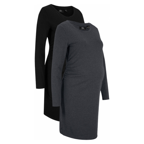 Těhotenské šaty (2 ks v balení) Bonprix