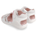 Dětské kožené sandály Biomecanics bílá barva