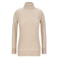 Rolák woolrich diagonal stitch turtleneck bílá