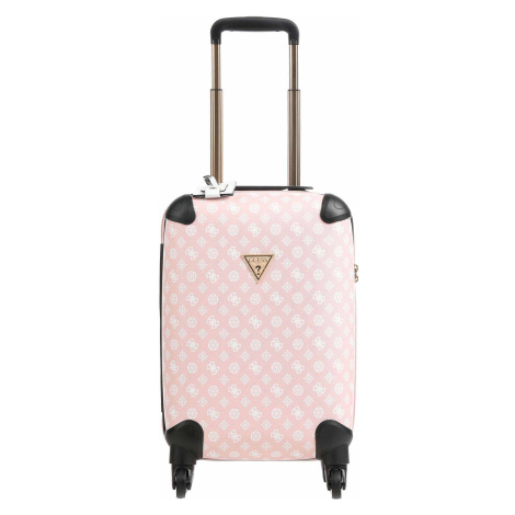 Guess dámský kufr TWP74529430-PIO pink logo