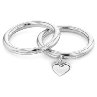 Calvin Klein Romantická souprava ocelových prstenů Captivate 35000328