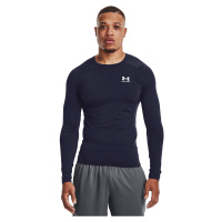 Tričko Under Armour Hg Armour Comp LS Midnight Navy/ White