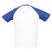 SOĽS Funky Pánské triko SL11190 White / Royal blue