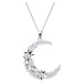 Preciosa Stříbrný náhrdelník Měsíc Orion 5248 00 (řetízek, přívěsek)