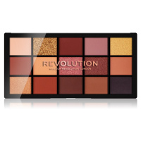 Makeup Revolution Reloaded paleta očních stínů odstín Velvet Rose 15x1,1 g