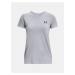 Světle šedé dámské žíhané tričko Under Armour UA W SPORTSTYLE LC SS