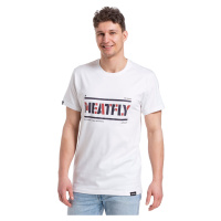 Meatfly pánské tričko Rele White | Bílá