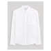 Bílá pánská lněná košile Celio Daflix