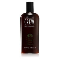 American Crew Hair & Body 3-IN-1 Tea Tree šampón, kondicionér a sprchový gel 3 v 1 pro muže 250 